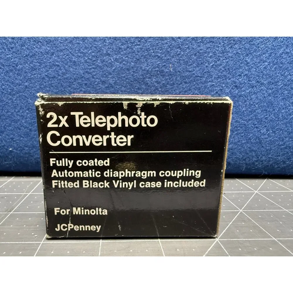 JCPenney Auto 2x Tele-Converter Minolta MD Made In Japan‎ Vintage
